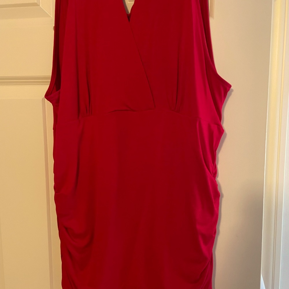 WHBM top, beautiful red, size L